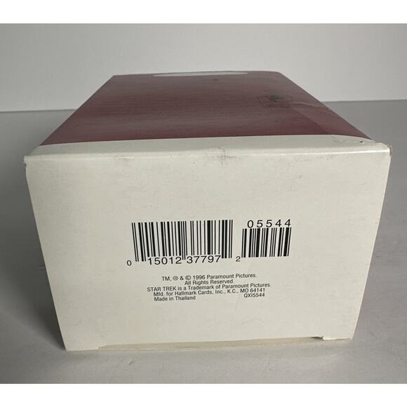 1996 Star Trek MR. SPOCK Hallmark Keepsake Handcrafted Ornament NEW IN BOX - Picture 6 of 6